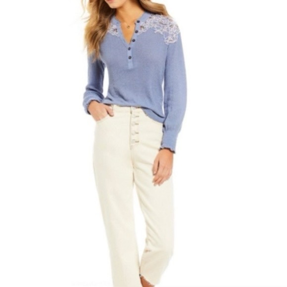 Free People Eazy Breezy embroidered top - Picture 2 of 2